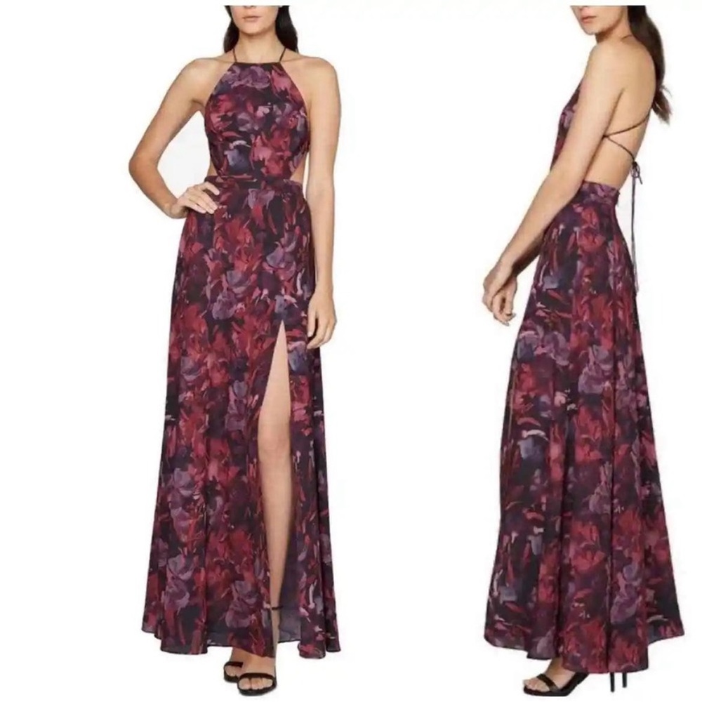 Fame and Partners Floral Open Back Dress 12